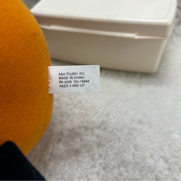 Felix the cat Halloween Plush 12" vintage with tags pumpkin body - Picture 4 of 14